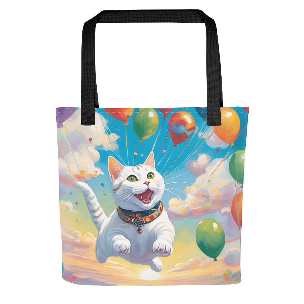 PugMug Custom White American Shorthair Cat Tote