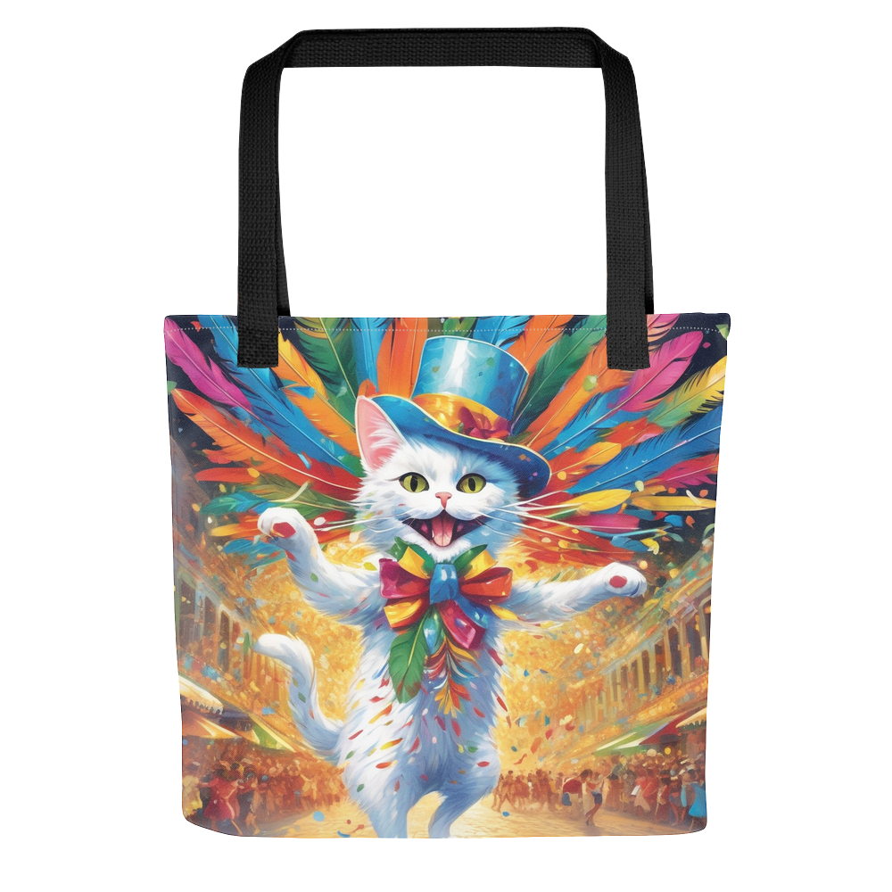 PugMug Custom White Companion Cat Tote