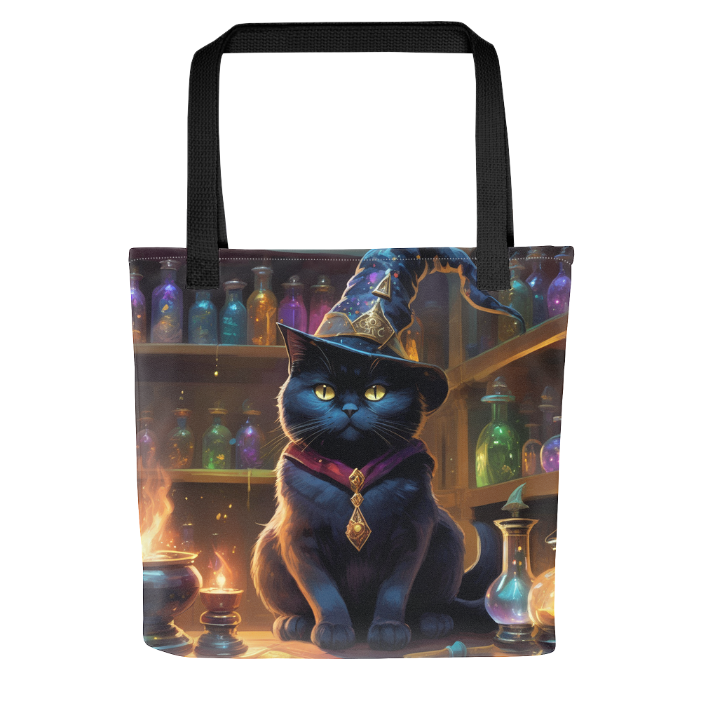 PugMug Custom Black British Shorthair Cat Tote