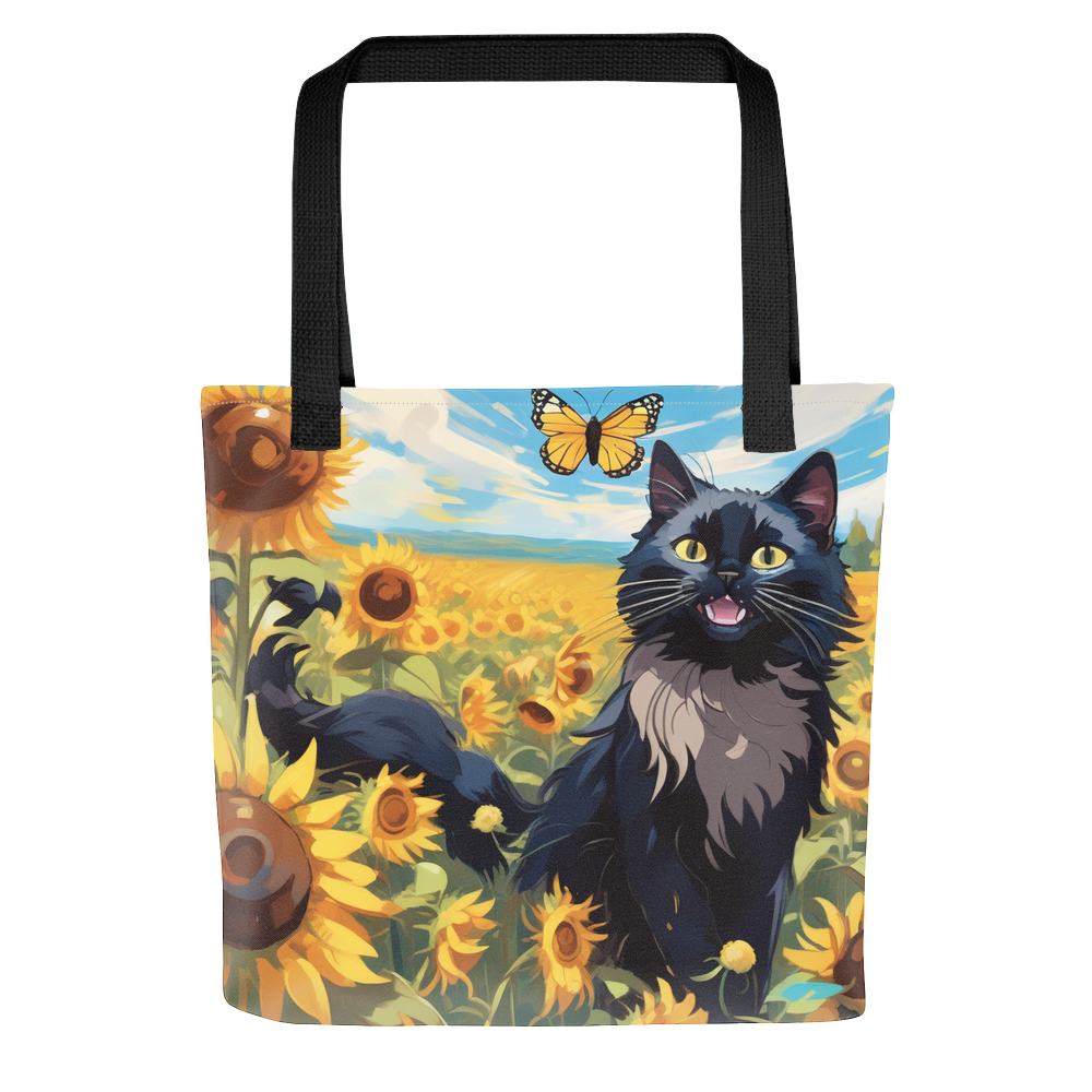 PugMug Custom Black Ragdoll Cat Tote