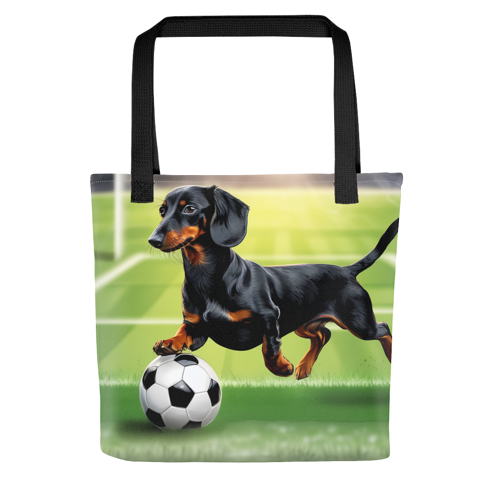 PugMug Custom Black Dachshund Tote