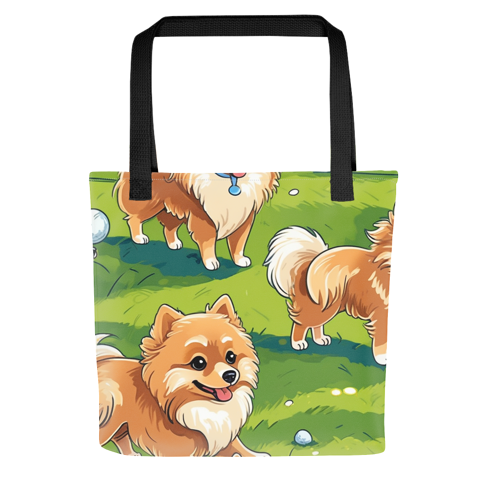 PugMug Custom Tan Pomeranian Tote