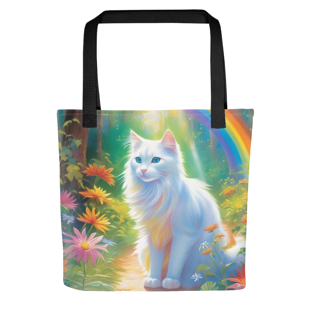 PugMug Custom White Companion Cat Tote