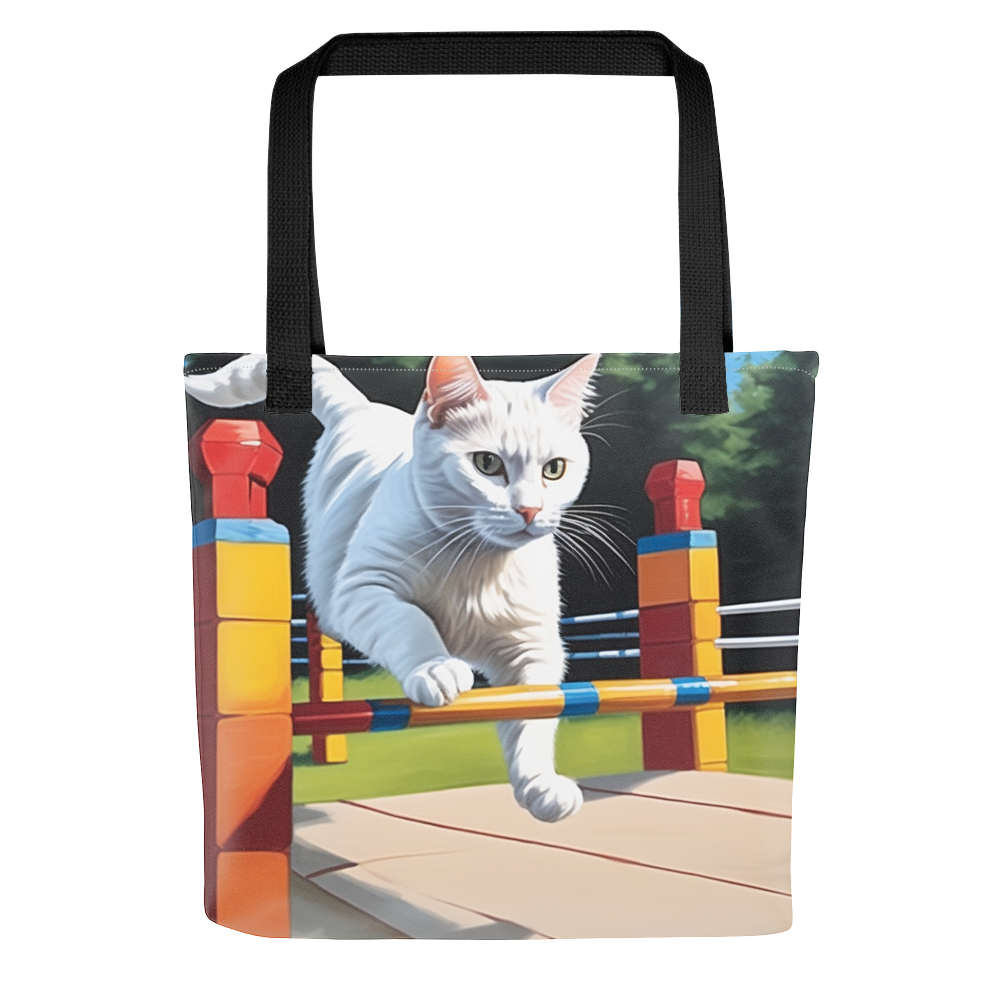 PugMug Custom White Companion Cat Tote