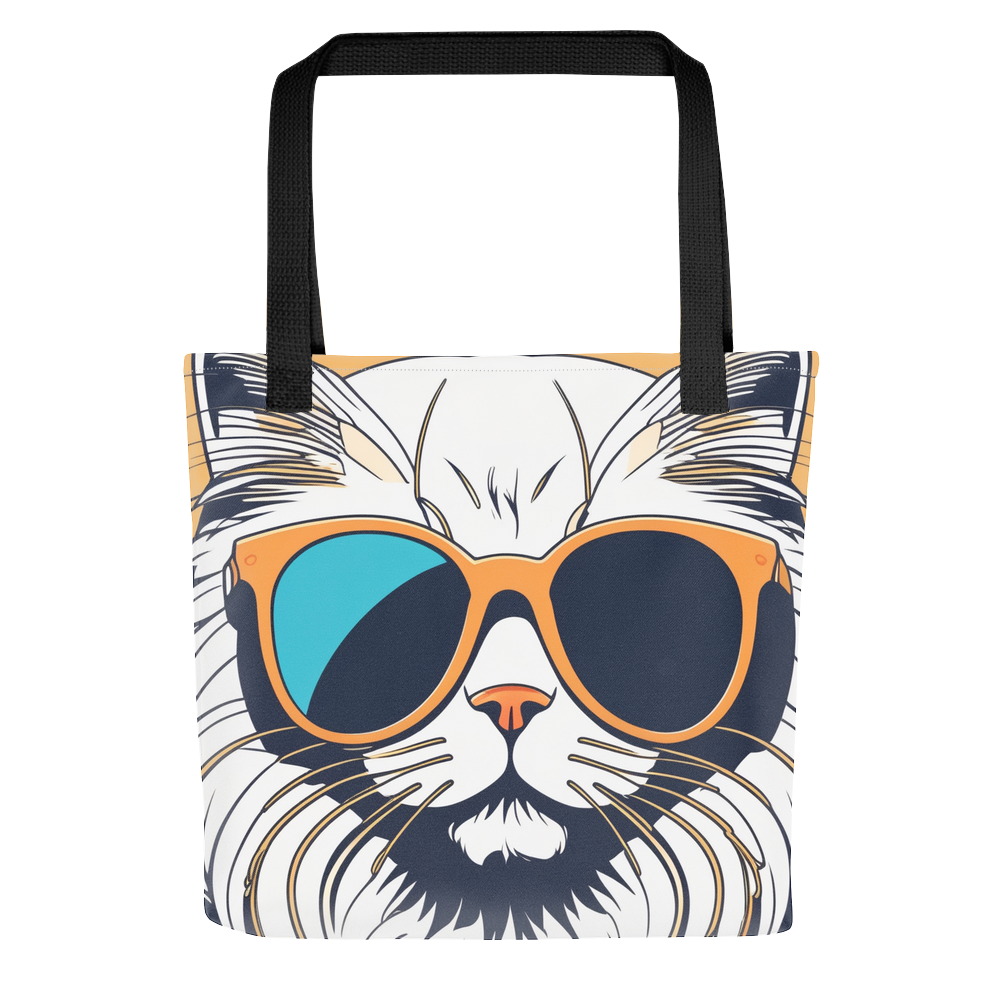 PugMug Custom White Persian Cat Tote