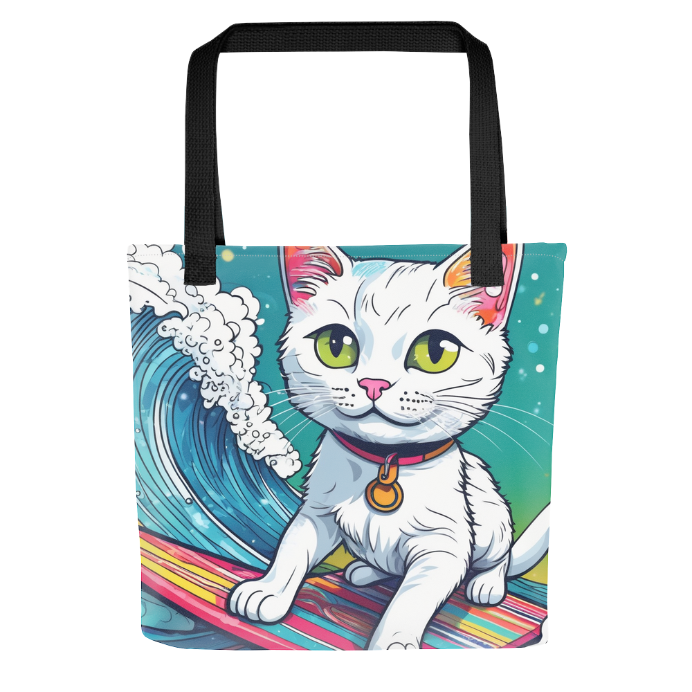 PugMug Custom White Companion Cat Tote