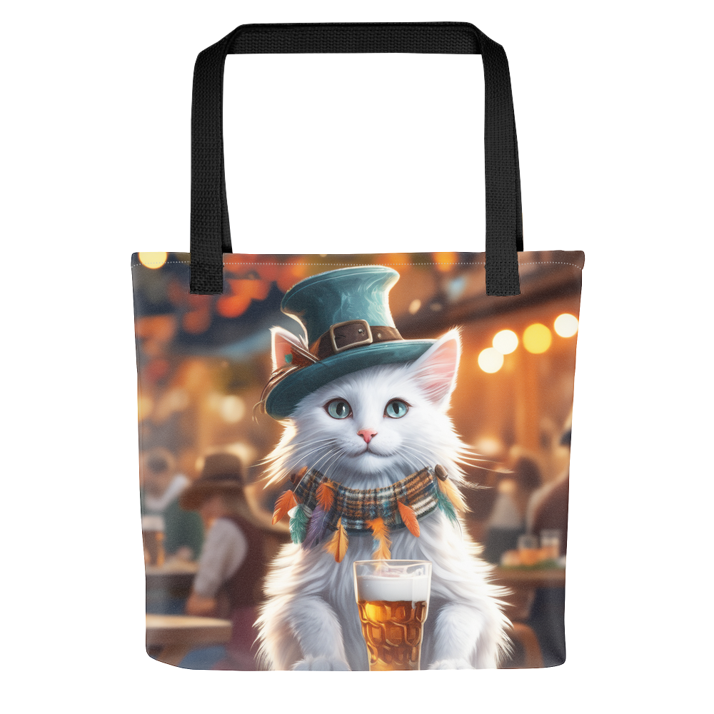 PugMug Custom White Companion Cat Tote