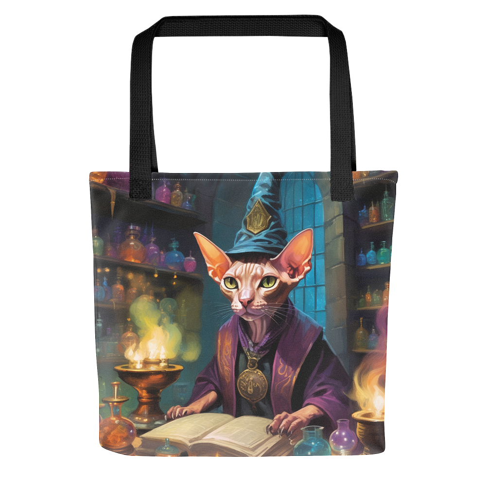 PugMug Custom Tabby Sphynx Cat Tote