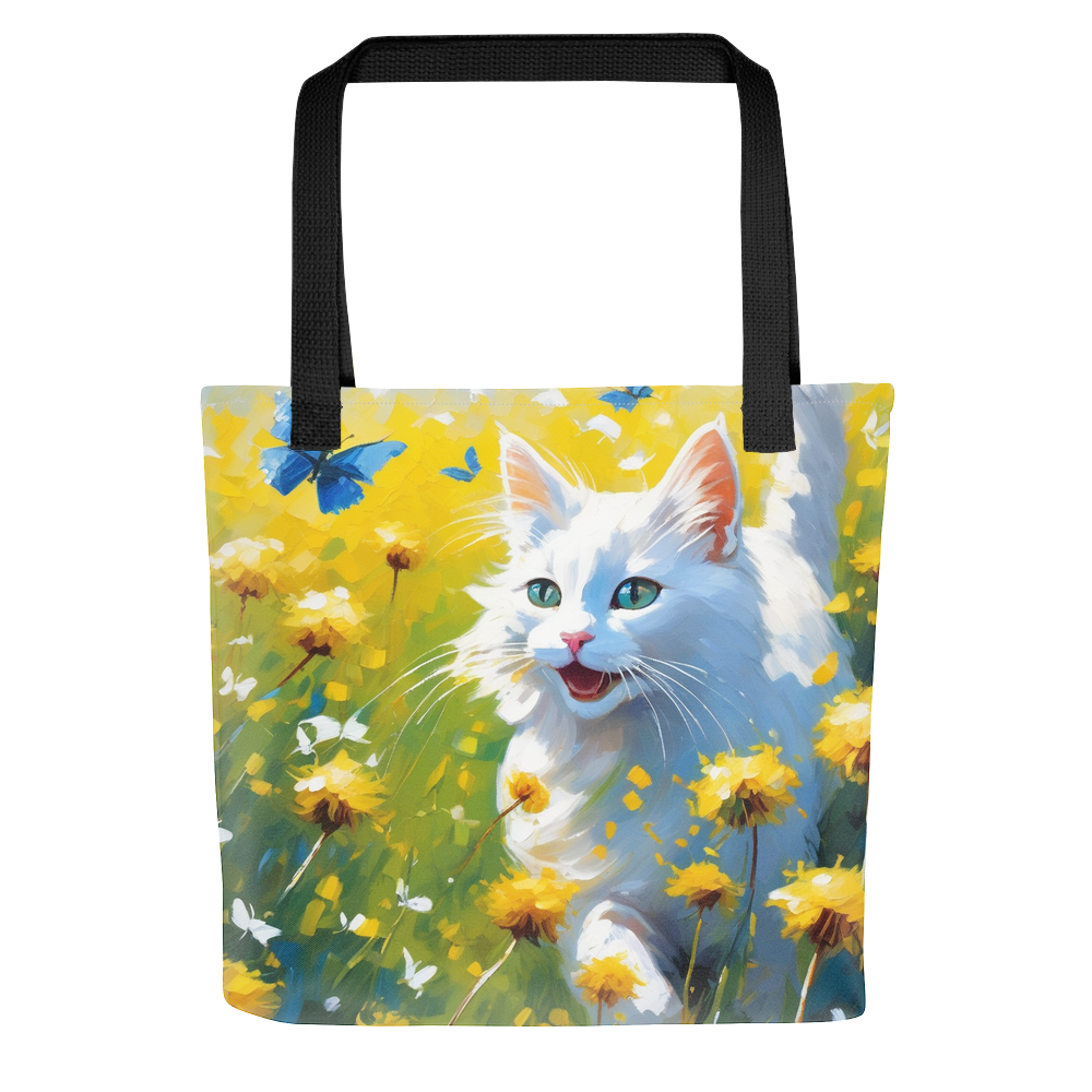 PugMug Custom White Companion Cat Tote