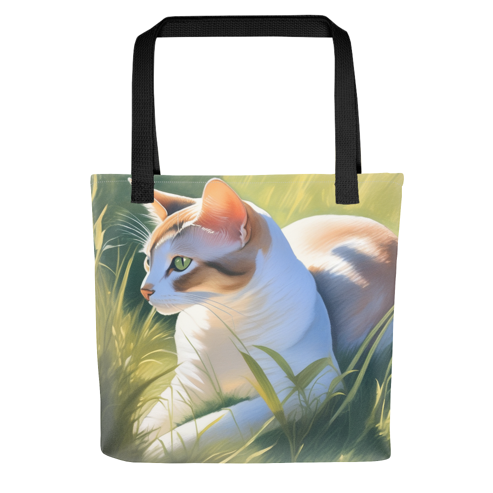 PugMug Custom White Abyssinian Cat Tote