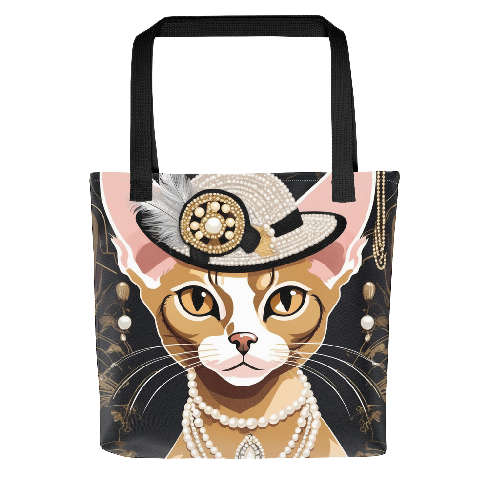 PugMug Custom Tabby Devon Rex Cat Tote