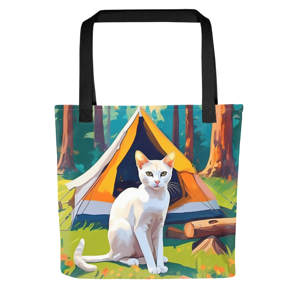 PugMug Custom White Abyssinian Cat Tote