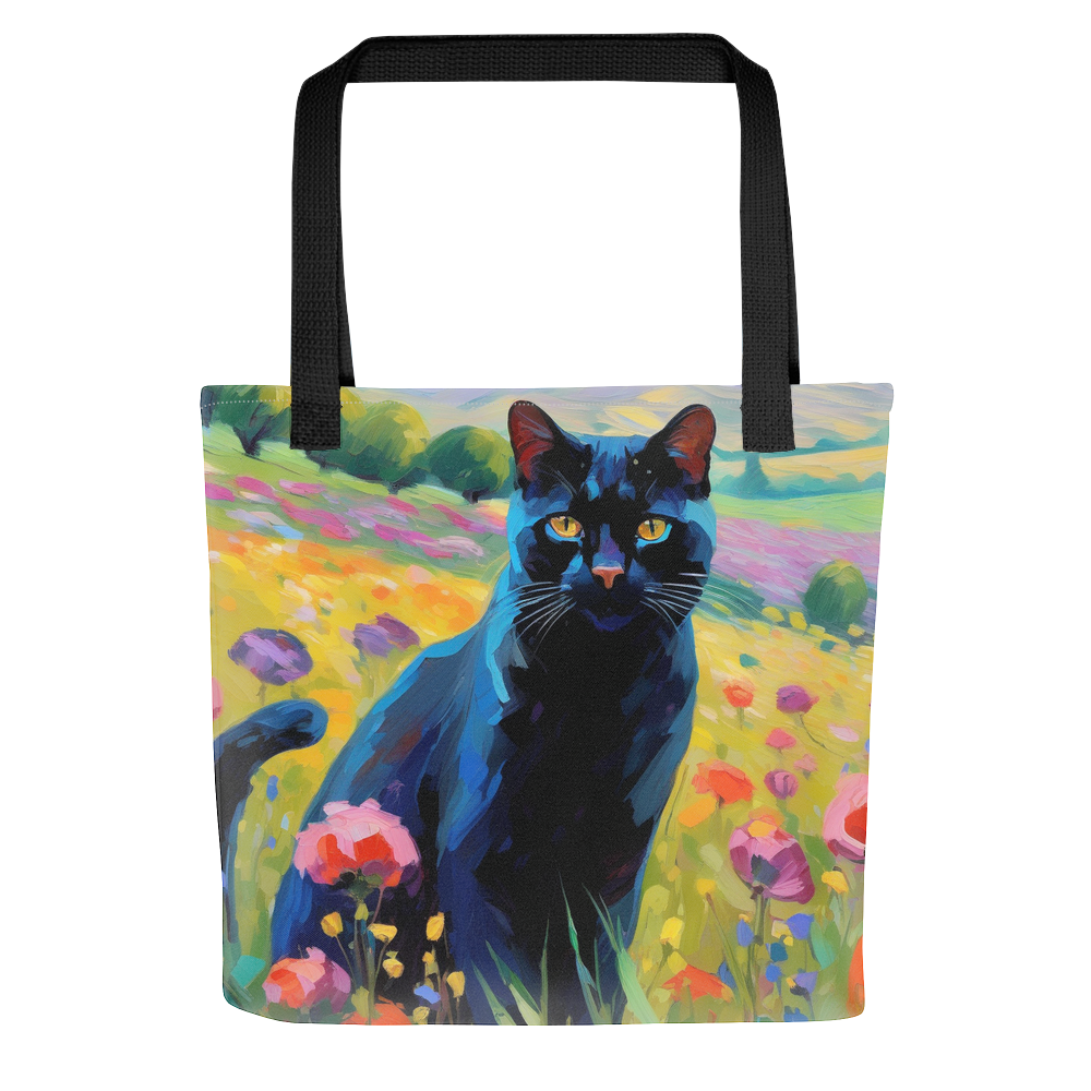 PugMug Custom Black Exotic Cat Tote