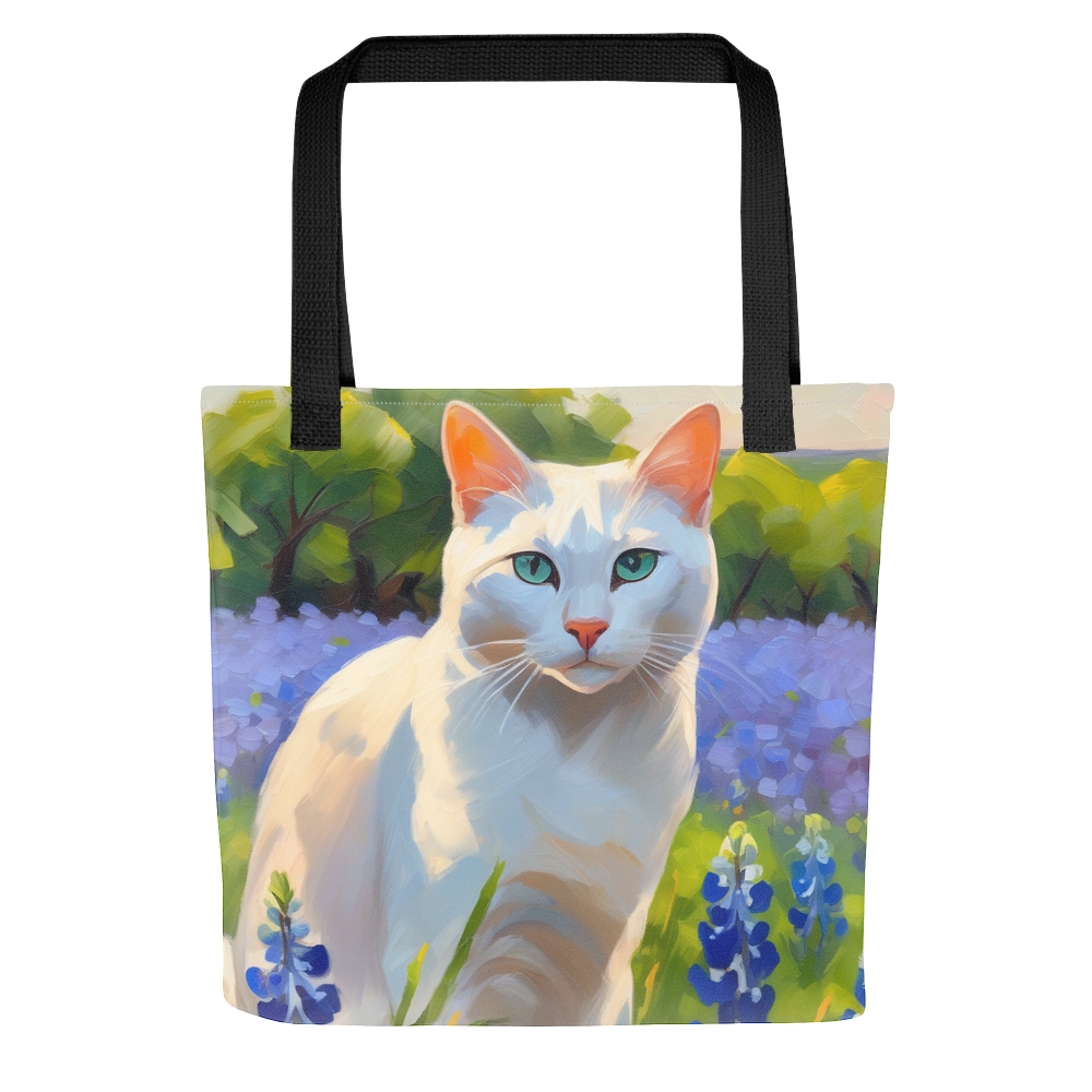 PugMug Custom White Companion Cat Tote