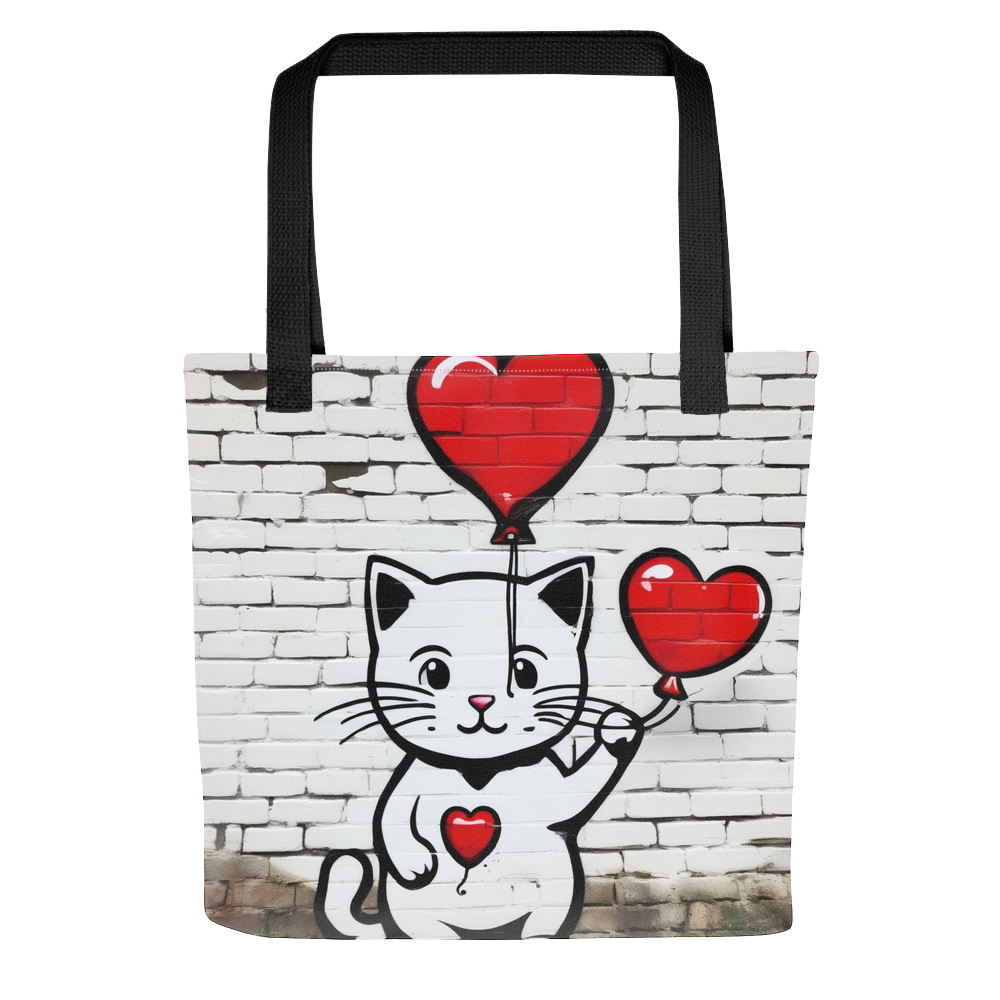 PugMug Custom White Companion Cat Tote
