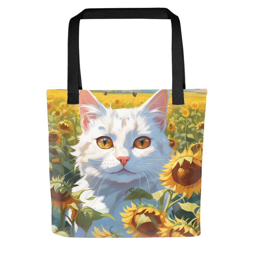 PugMug Custom White Companion Cat Tote