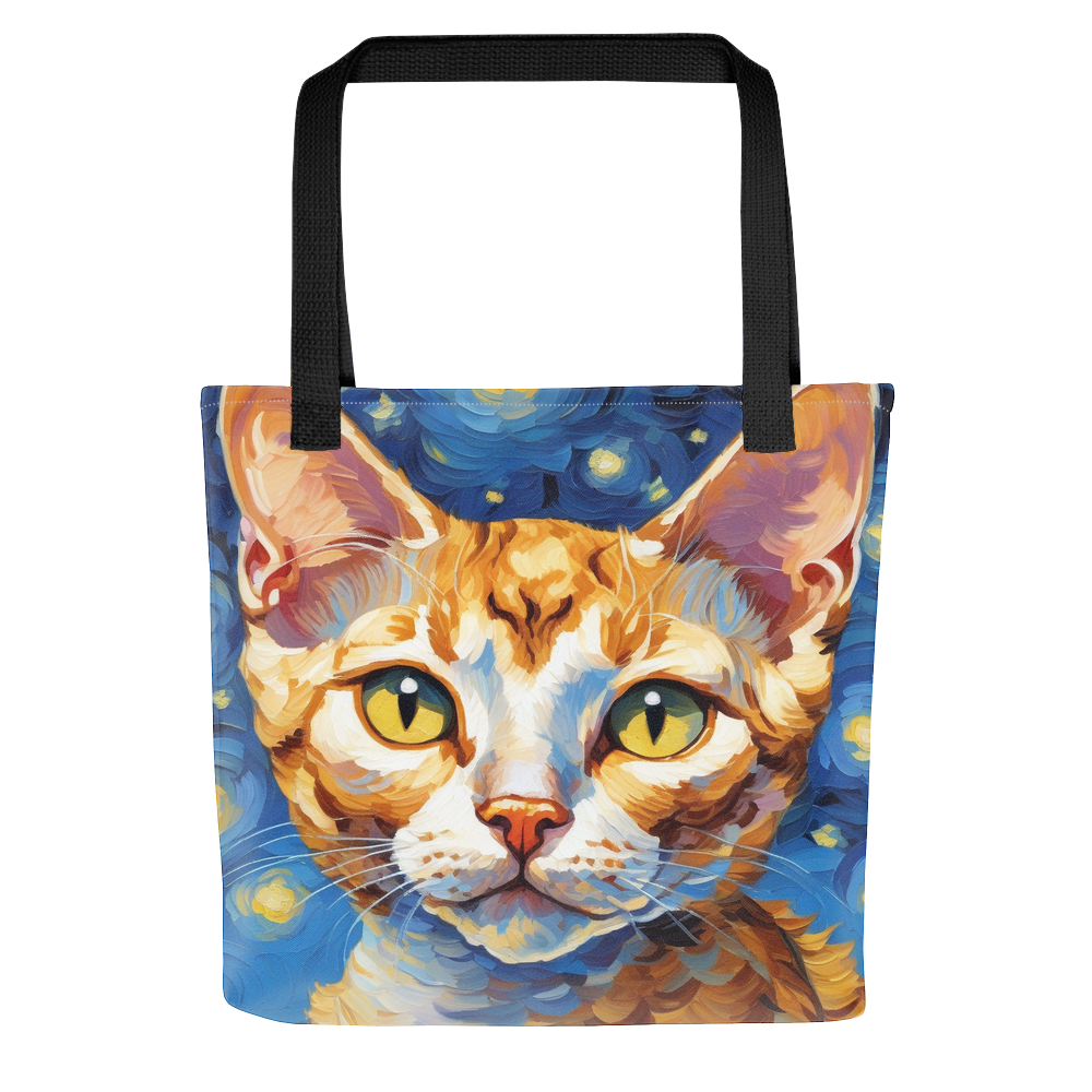 PugMug Custom Tabby Devon Rex Cat Tote