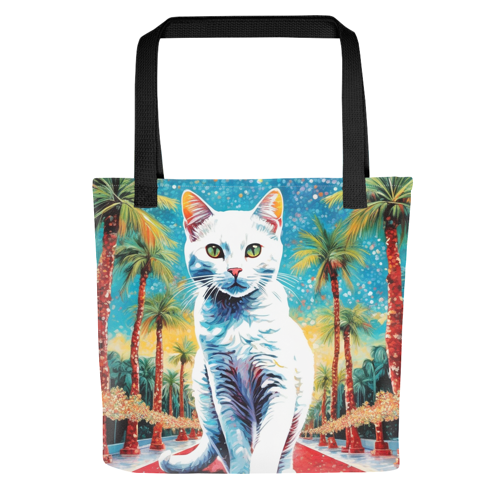 PugMug Custom White Companion Cat Tote