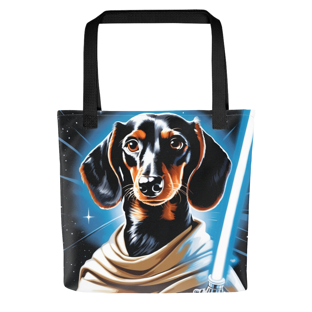 PugMug Custom Black Dachshund Tote
