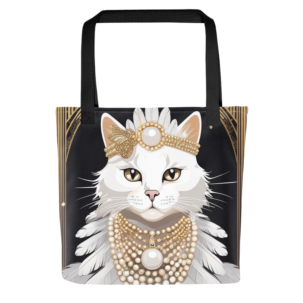 PugMug Custom White Companion Cat Tote