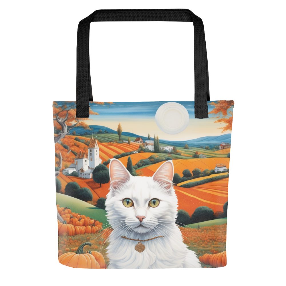 PugMug Custom White Companion Cat Tote