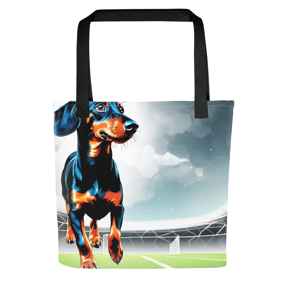 PugMug Custom Black Dachshund Tote