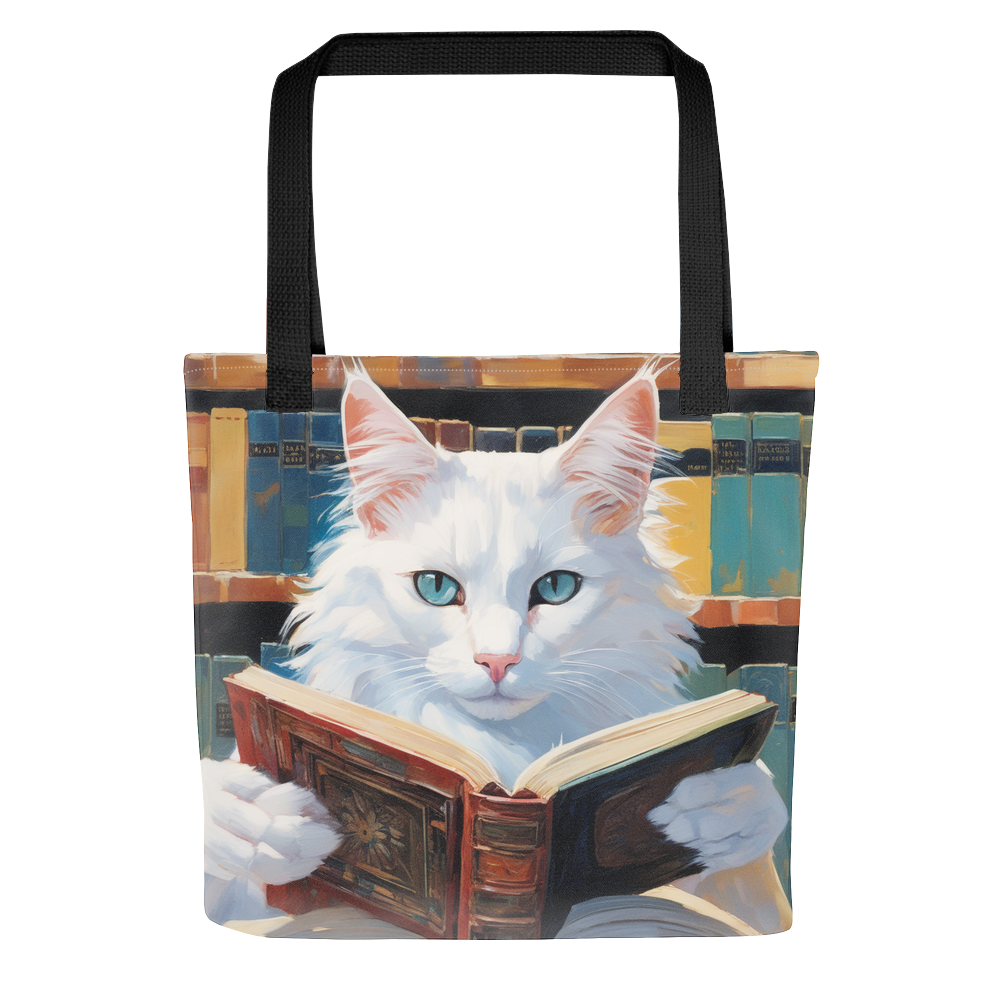 PugMug Custom White Companion Cat Tote