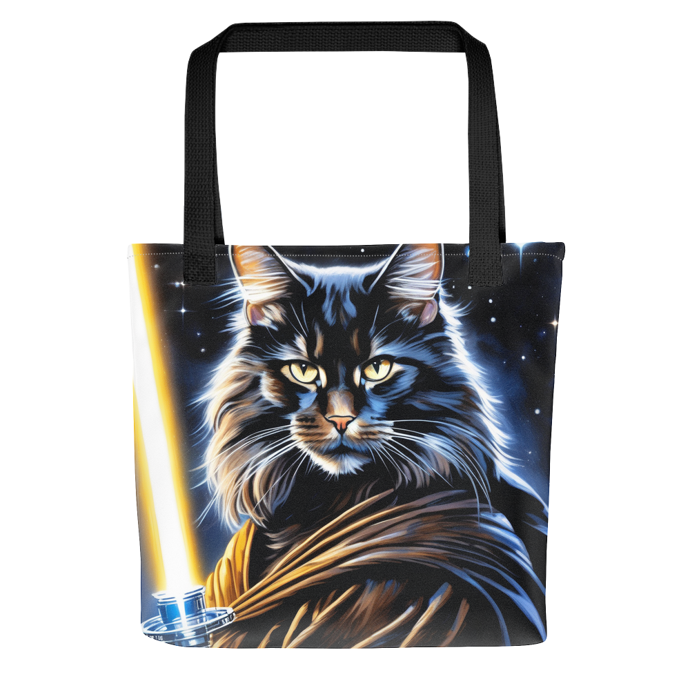 PugMug Custom Black Maine Coon Cat Tote