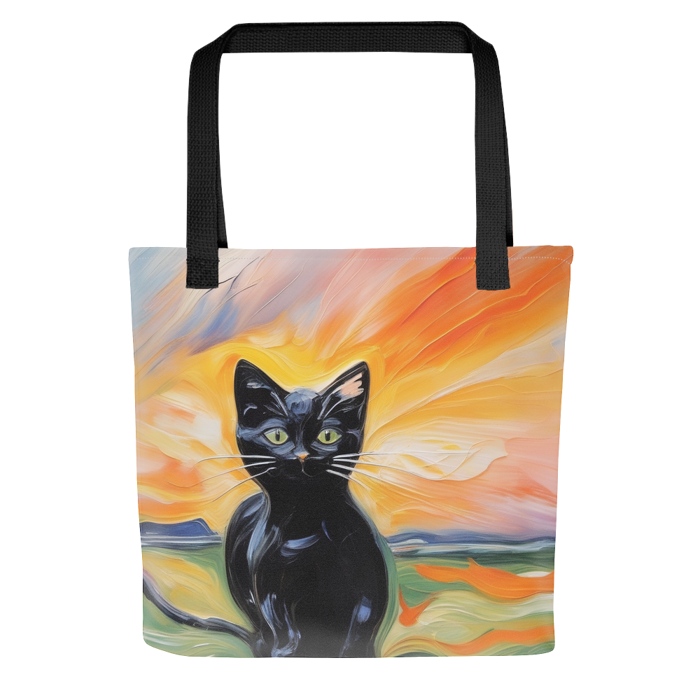 PugMug Custom Black Companion Cat Tote