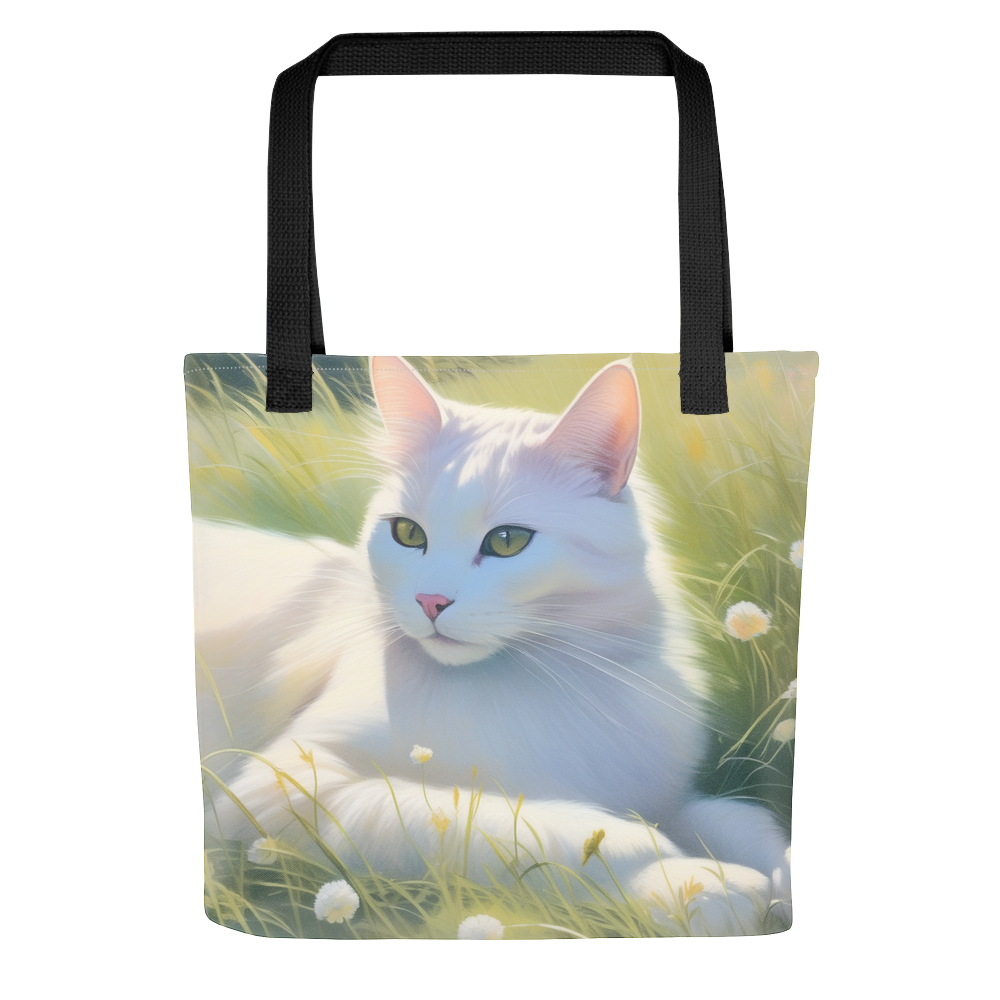 PugMug Custom White Companion Cat Tote