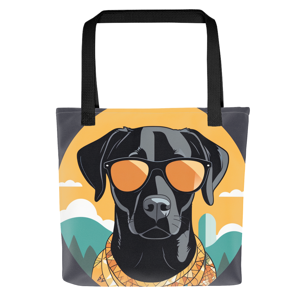 PugMug Custom Black Labrador Retriever Tote