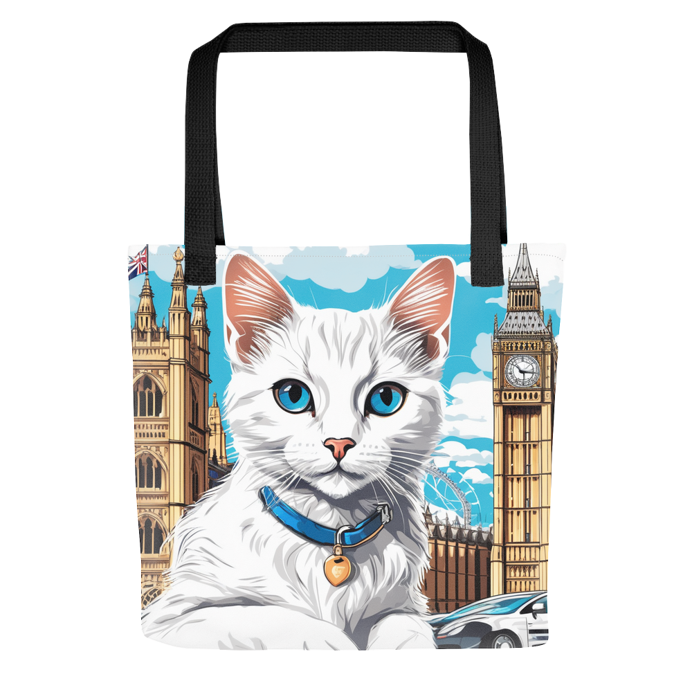 PugMug Custom White Companion Cat Tote