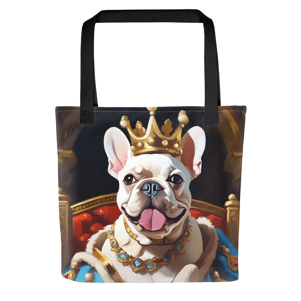 PugMug Custom White French Bulldog Tote