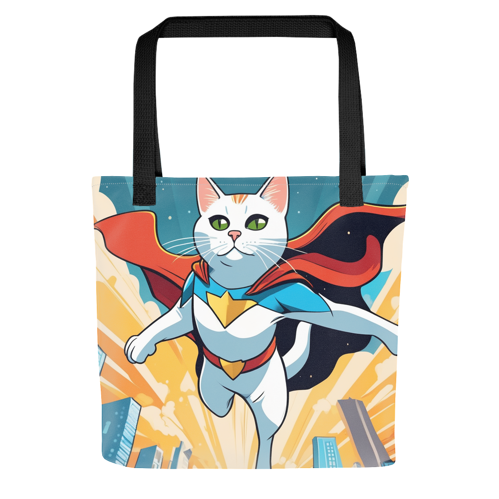 PugMug Custom White Companion Cat Tote