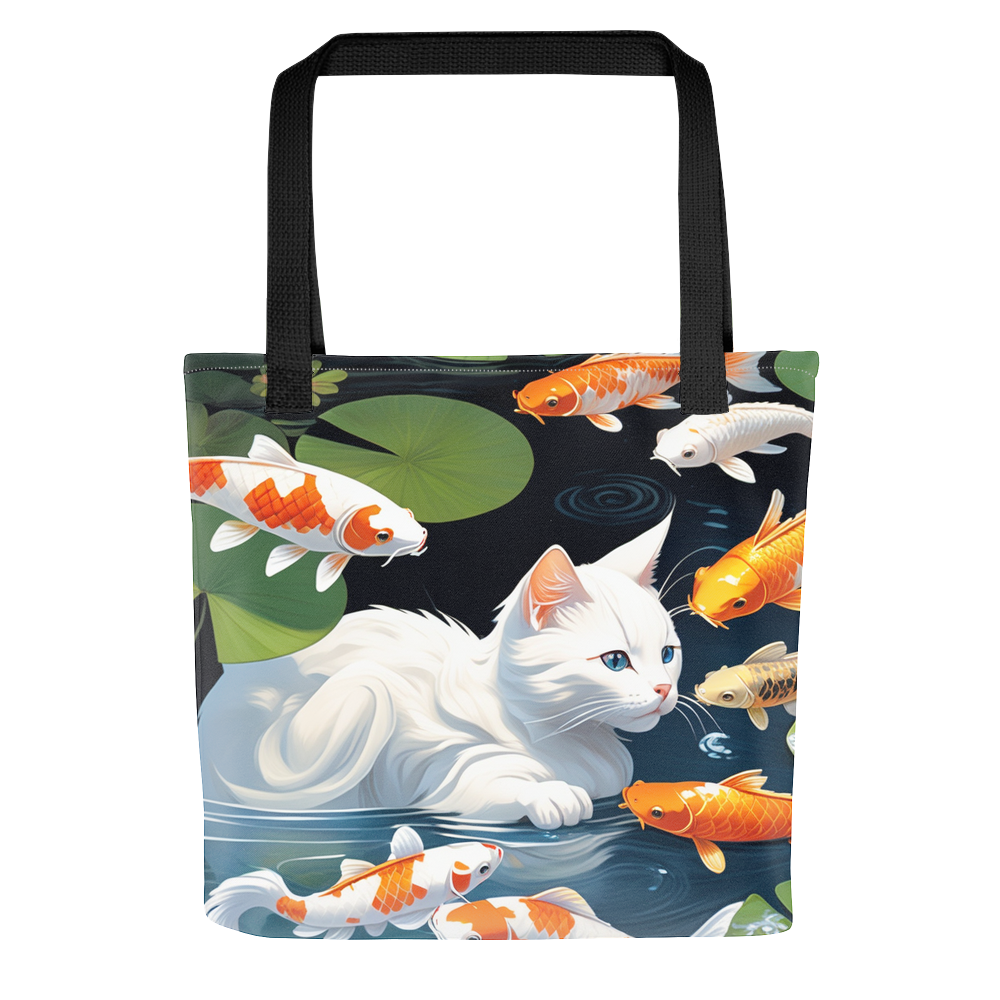 PugMug Custom White Companion Cat Tote