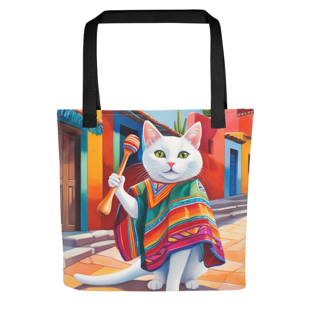 PugMug Custom White Companion Cat Tote