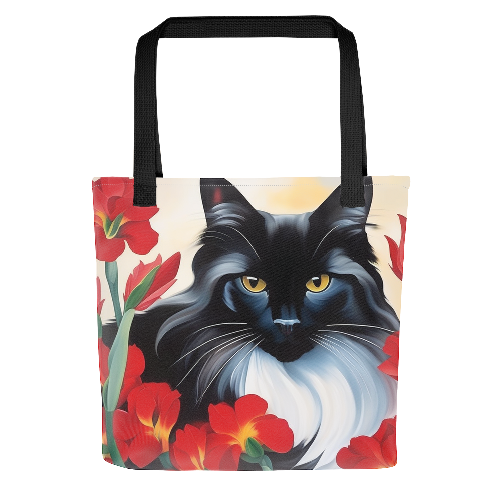 PugMug Custom Black Ragdoll Cat Tote