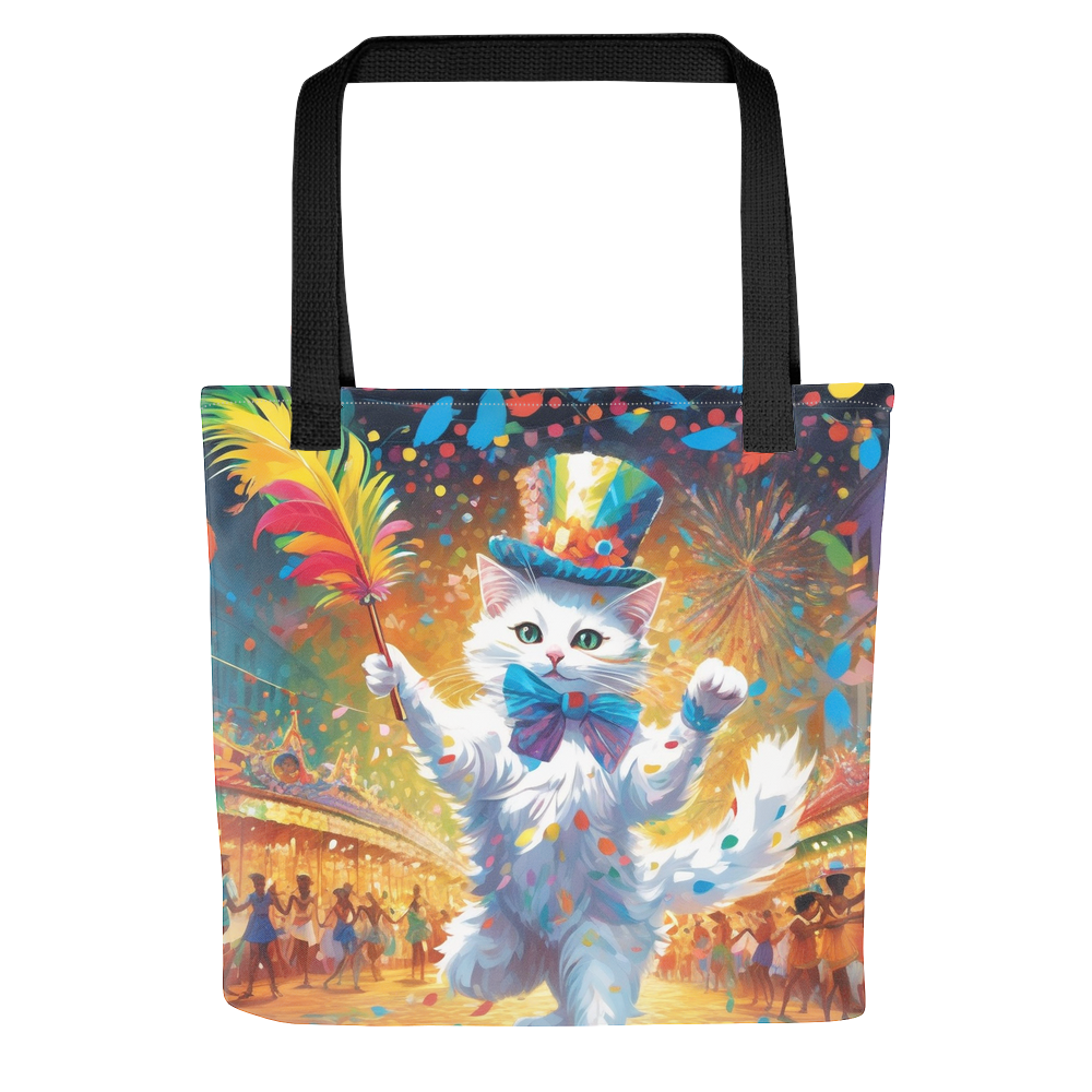 PugMug Custom White Companion Cat Tote