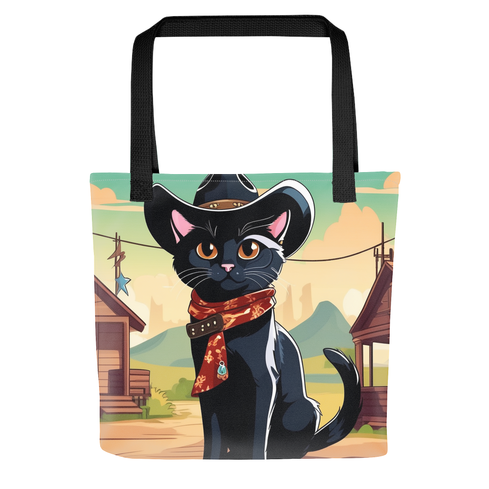 PugMug Custom Black Companion Cat Tote