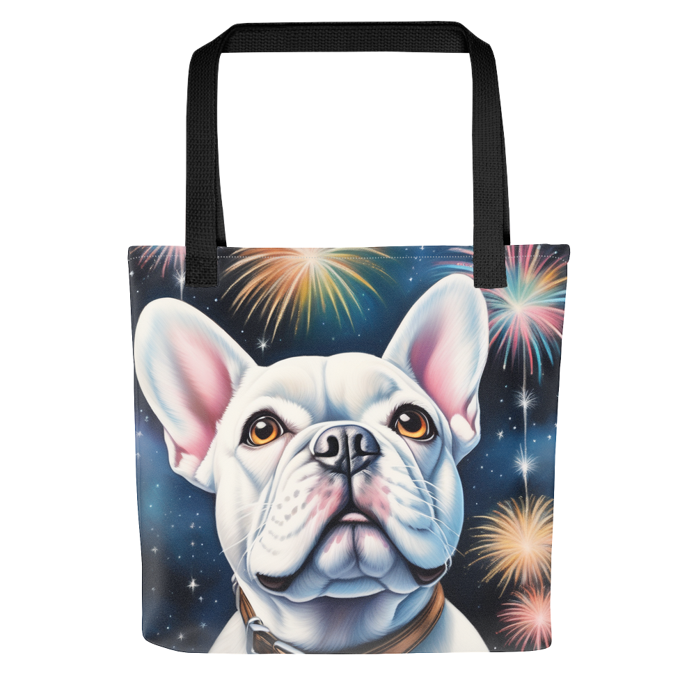 PugMug Custom White French Bulldog Tote