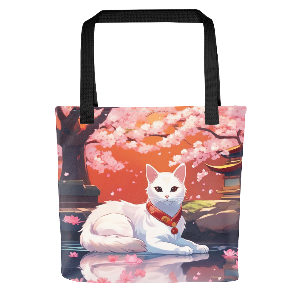 PugMug Custom White Companion Cat Tote