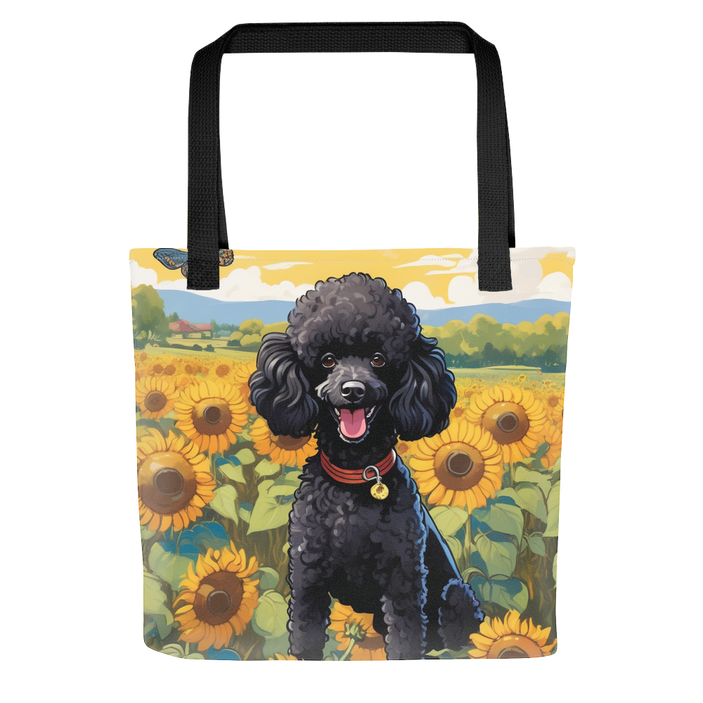 PugMug Custom Black Poodle Tote