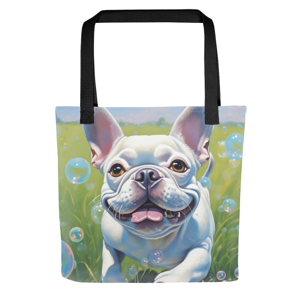 PugMug Custom White French Bulldog Tote