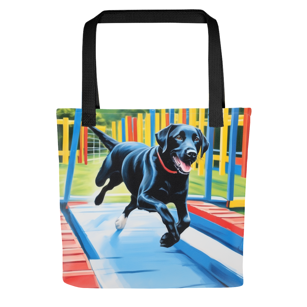 PugMug Custom Black Labrador Retriever Tote