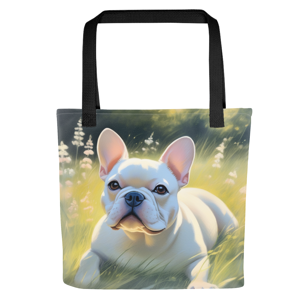 PugMug Custom White French Bulldog Tote