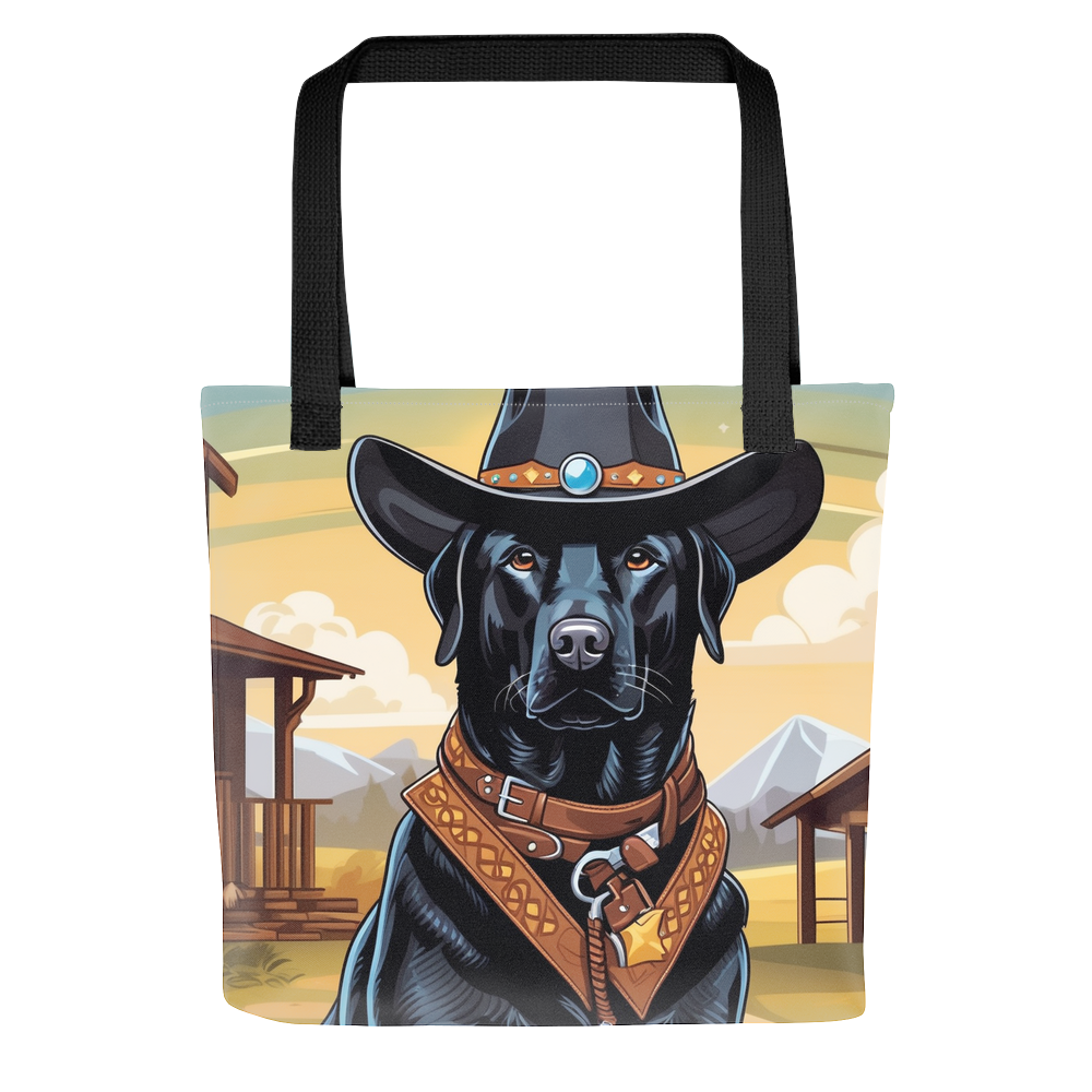 PugMug Custom Black Labrador Retriever Tote