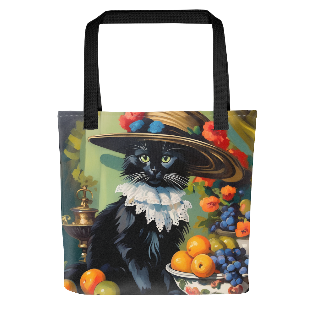 PugMug Custom Black Ragdoll Cat Tote