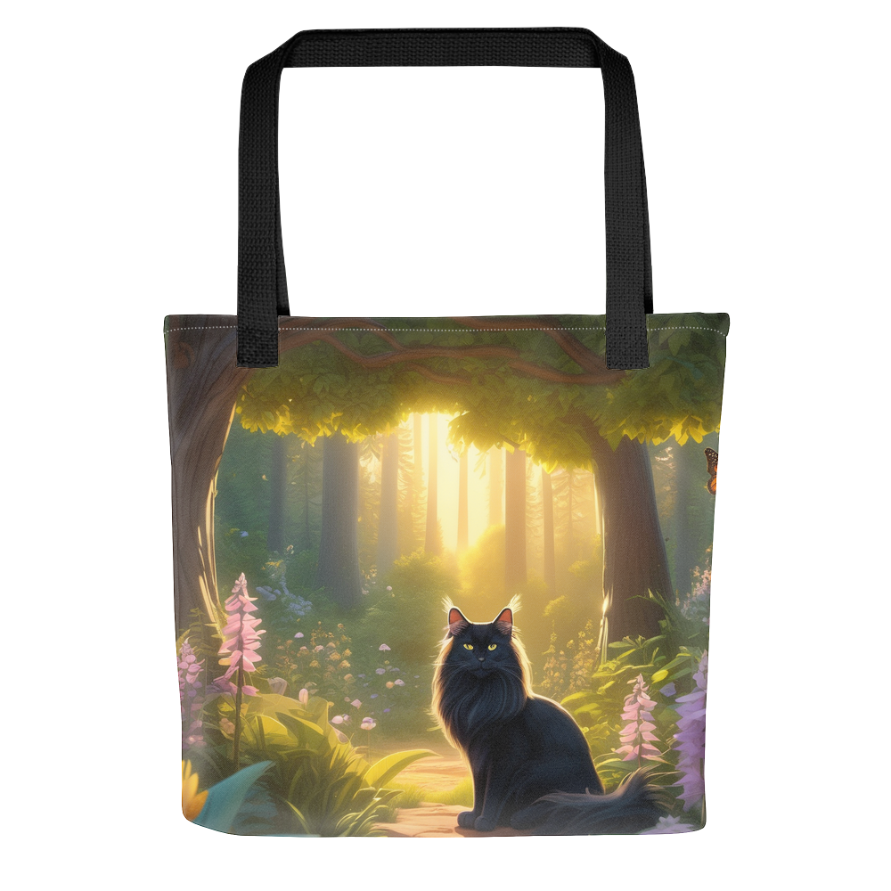 PugMug Custom Black Maine Coon Cat Tote