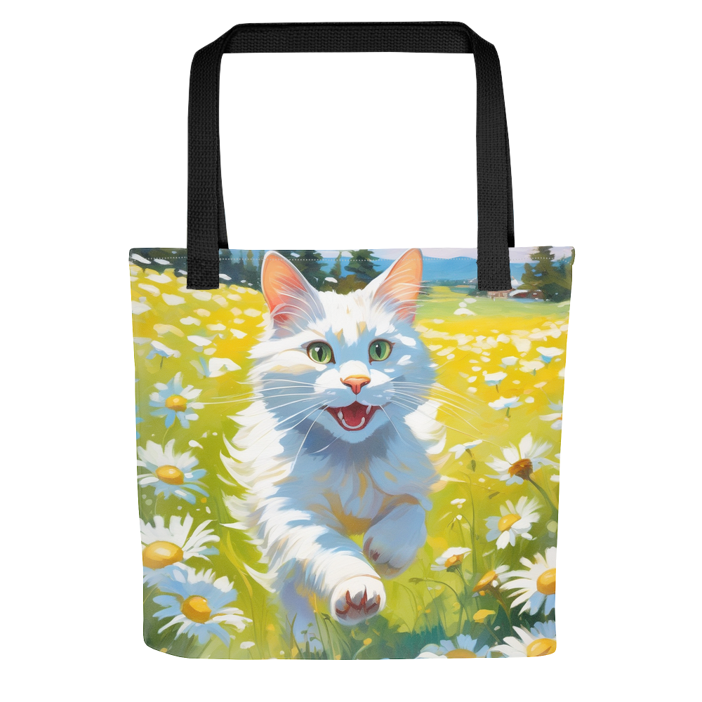 PugMug Custom White Companion Cat Tote
