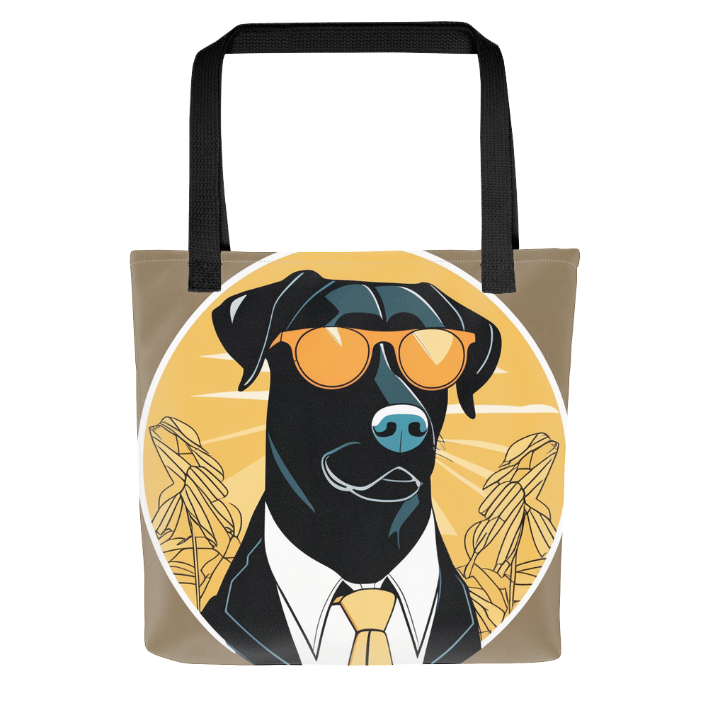 PugMug Custom Black Labrador Retriever Tote